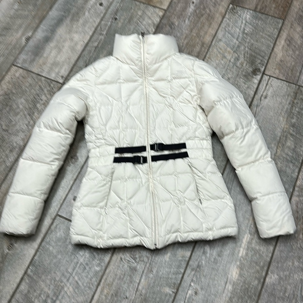 The North Face Belted Mera Peak Jacket Vaporous Grey S